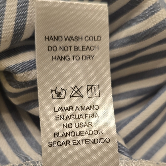 Doe & Rae Blue and White Striped Camisole - Picture 9 of 12